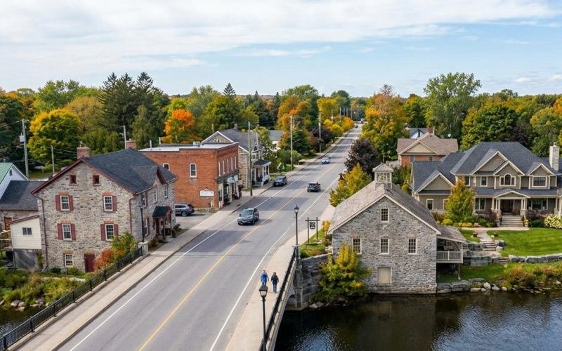 Manotick Neighborhood Streetscape